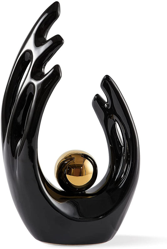 Contemporary Ceramic Statues for Elegant Home and Office Decor Accents