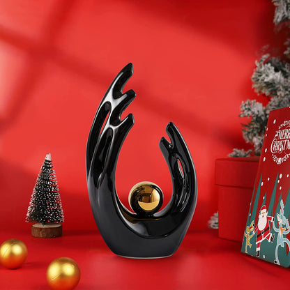 Contemporary Ceramic Statues for Elegant Home and Office Decor Accents
