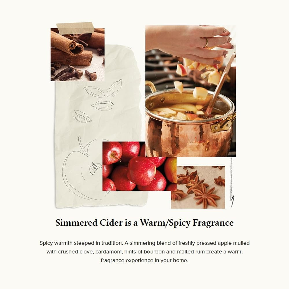 Aromatic Votive Trio – Set of Three Votive Candles – Luxury Home Fragrance – Scented Candles with Notes of Freshly Pressed Apple, Clove, & Cardamom – Red & Rose Gold (Simmered Cider, 2 Oz Each)