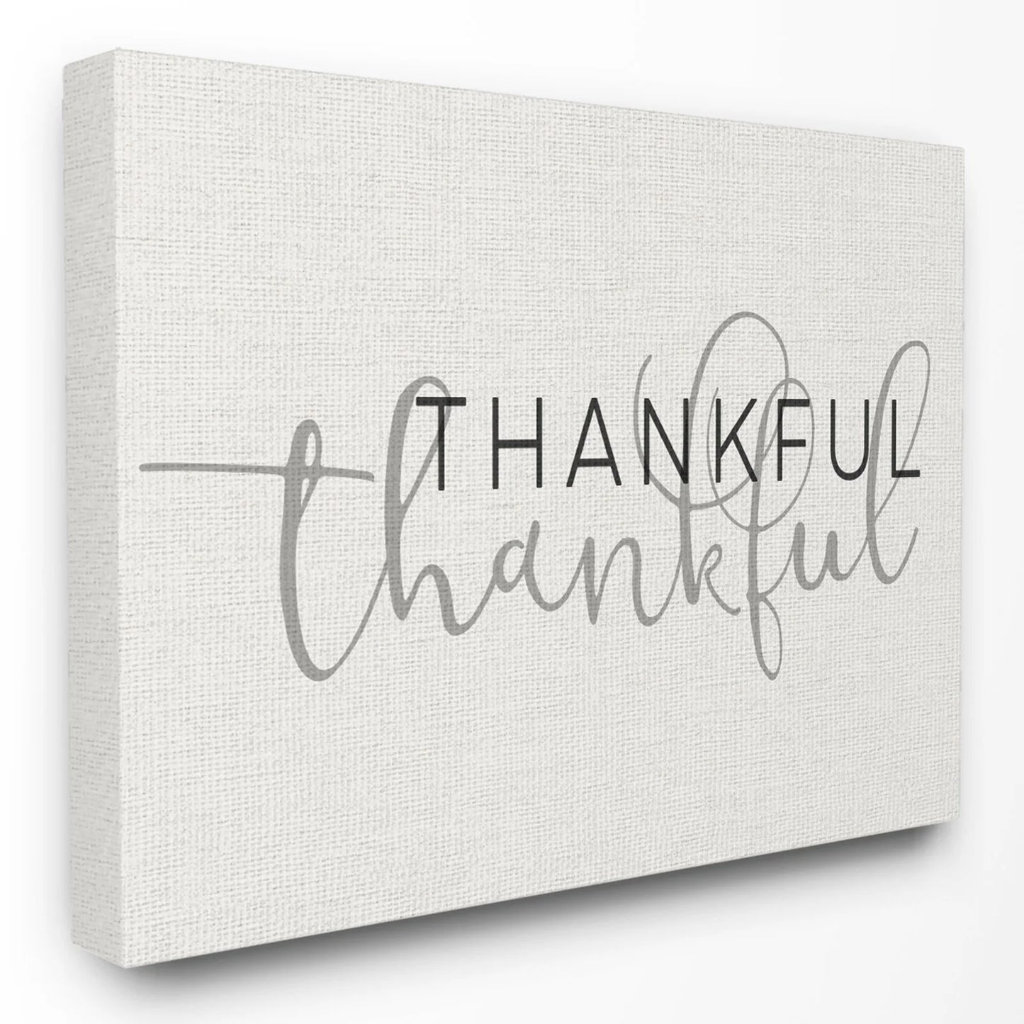 The  Home Decor Collection Thankful Typography Wall Art