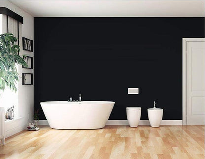 Peel and Stick Wallpaper Black Wallpaper Black Contact Paper Waterproof Self Adhesive Removable Wall Paper Decorative for Wall Bedroom Covering Countertop Cabinet Vinyl Film 17.7" X118"